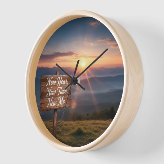 ✨ New Year. New Time. New You. ✨ 壁時計 (傾斜)