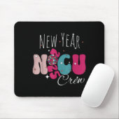New Year Nicu Nurse Crew Celebration Uni-adults - マウスパッド (マウス)