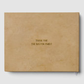 New Year on the Horizon ゲストブック (裏面)