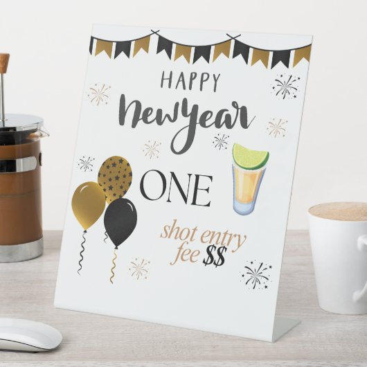New Year One Shot Entry Fee Party Sign 台座サイン (インサイチュ)