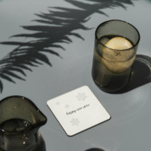 New Year Paper Coaster