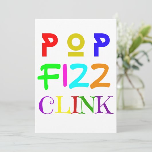 New Year Party 招待状 (スタンド正面)