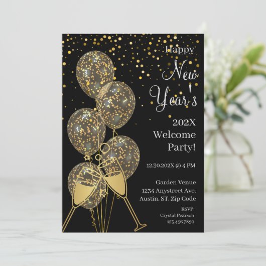 New Year party 招待状 (スタンド正面)