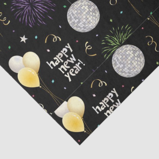 New Year Party Balloons Wrapping Paper 薄葉紙 (詳細)