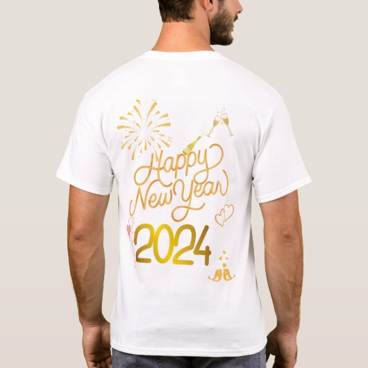 New Year Party Shirt Tシャツ (裏面)