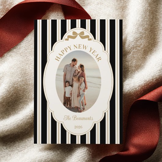 New Year Photo Holiday Card シーズンカード