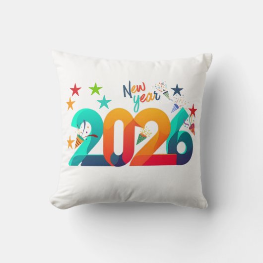 new year pillow クッション (正面)