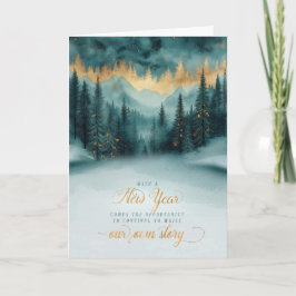 New Year Pine Forest Write Our Own Story シーズンカード