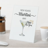 New Year’s Classic Martini Bar Pedestal Sign 台座サイン (インサイチュ)