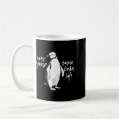 New Year Same Baka Life Funny Penguin Joke  コーヒーマグカップ (左)