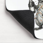 New Year Same Baka Life Funny Raccoon New Year's E マウスパッド (コーナー)