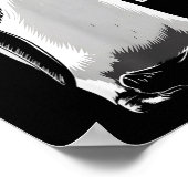 New Year Same Baka Life Penguin Funny Joke Sarcast ポスター (角)