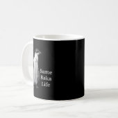 New Year Same Baka Life Penguin Joke コーヒーマグカップ (正面左)