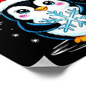 New Year Same Baka Life Penguin Joke  ポスター (角)