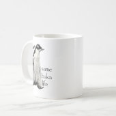 New Year Same Baka-life Penguin Joke Funny New Yea コーヒーマグカップ (正面左)