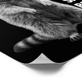 New Year Same Baka Life Raccoon Joke  ポスター (角)