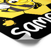 New Year Same Bee Meme Funny New Years Eve ポスター (角)