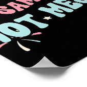 New Year Same Hot Mess Funny Design ポスター (角)