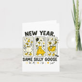 New Year Same Silly Goose Funny Goose New Year 202 カード (正面)