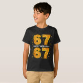 New Year Six Seven 6 7 Meme Funny Happy New Year 6 Tシャツ (正面フル)
