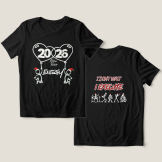 NEW YEAR t-shirt trendy stylish modern 2026 トライブレンドＴシャツ