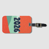 New year travel world tour  ラゲッジタグ (正面横)