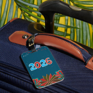 New year travel world tour Luggage Tag ラゲッジタグ