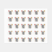 "New Year Vibes Only" Sticker ラベル (シート)