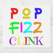 New Year Wine Labels スパークリングワインラベル (シングルラベル)