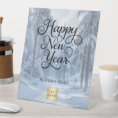 New Year winter wonderland snow business logo 台座サイン (インサイチュ)