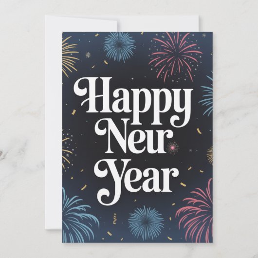 New Year Wishing 招待状 (正面)