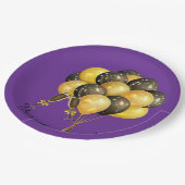 New Years Anniversary Party ペーパープレート (アングル)