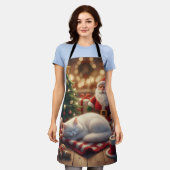 New Year's atmosphere エプロン (着用した状態)