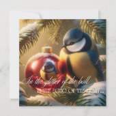 New Year's card with a bird (正面)