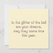 New Year's card with a bird (裏面)