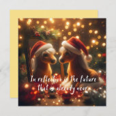 New Year's card with a cute horse (正面/裏面)