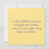 New Year's card with a cute horse (裏面)