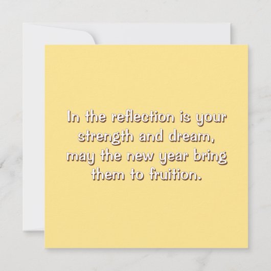 New Year's card with a cute horse (裏面)