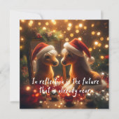 New Year's card with a cute horse (正面)