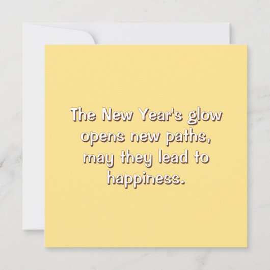 New Year's card with a cute horse (裏面)