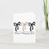 New Years Christian Coquette Faith New Beginnings  カード (正面)