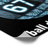 New Year's Day Ball Drop Countdown Funny Brainrot ポスター (角)