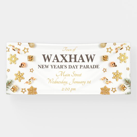 New Year's Day Parade Banner 横断幕 (横)