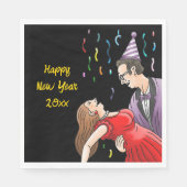New Year's Day Party  スタンダードランチョンナプキン (正面)