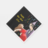 New Year's Day Party  スタンダードランチョンナプキン (角)