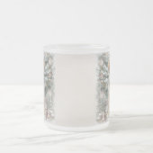 New Year's dog and snow フロストグラスマグカップ (中央)