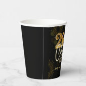 New Year's Eve 2026 Party Gold Glitter 紙コップ (右)