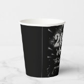 New Year's Eve 2026 Party Silver & Black 紙コップ (右)