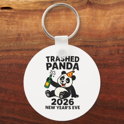 New Years Eve 2026 Trashed Panda Premium  キーホルダー (正面)