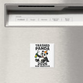 New Years Eve 2026 Trashed Panda Premium  マグネット (インサイチュ (食洗機))